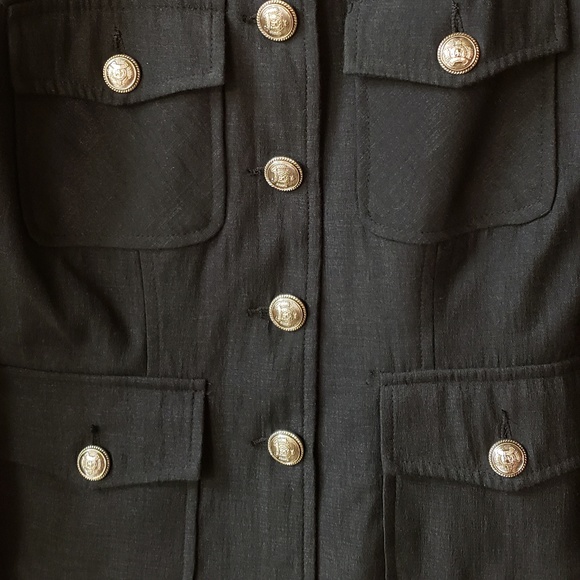 Women Black Jacket / Coat for Autumn, Winter - Picture 4 of 5